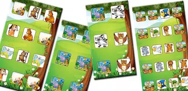 Animals Memory & Cards Game