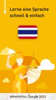 Thailändisch Lernen Plakat