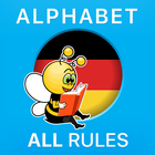Duits leren: het alfabet, letters en leesregels-icoon
