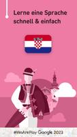 Kroatisch Lernen Plakat