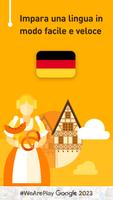 Poster Impara il tedesco
