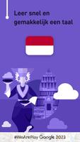 Indonesisch leren-poster