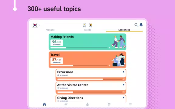 Screenshot 20 for Learn Korean - 11,000 Words