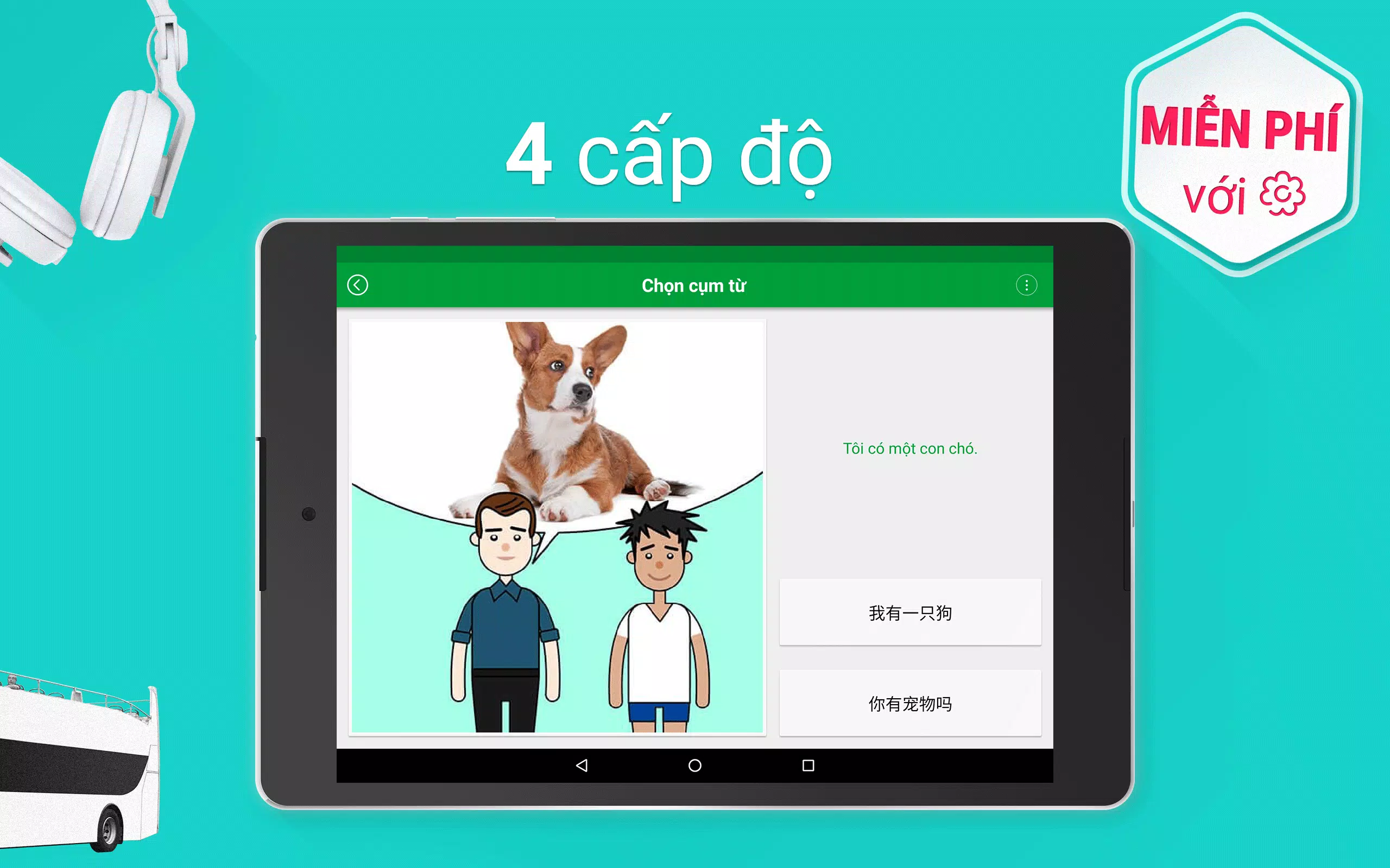 Tải Xuống Apk Học Tiếng Trung - 5.000 Câu Cho Android