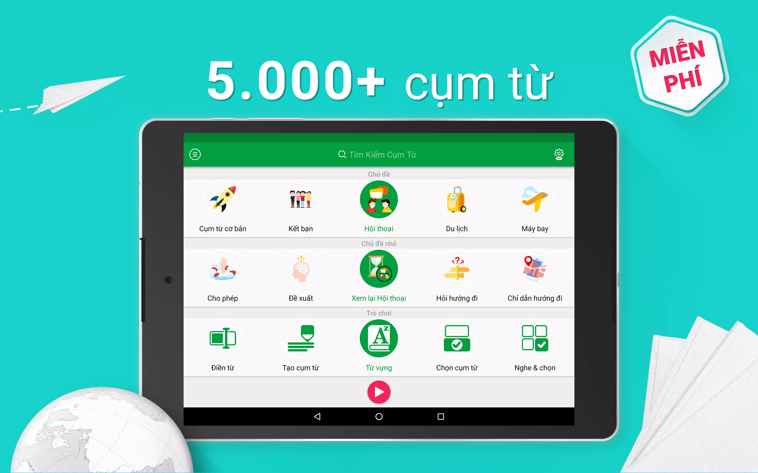 Tải Xuống Apk Học Tiếng Trung - 5.000 Câu Cho Android