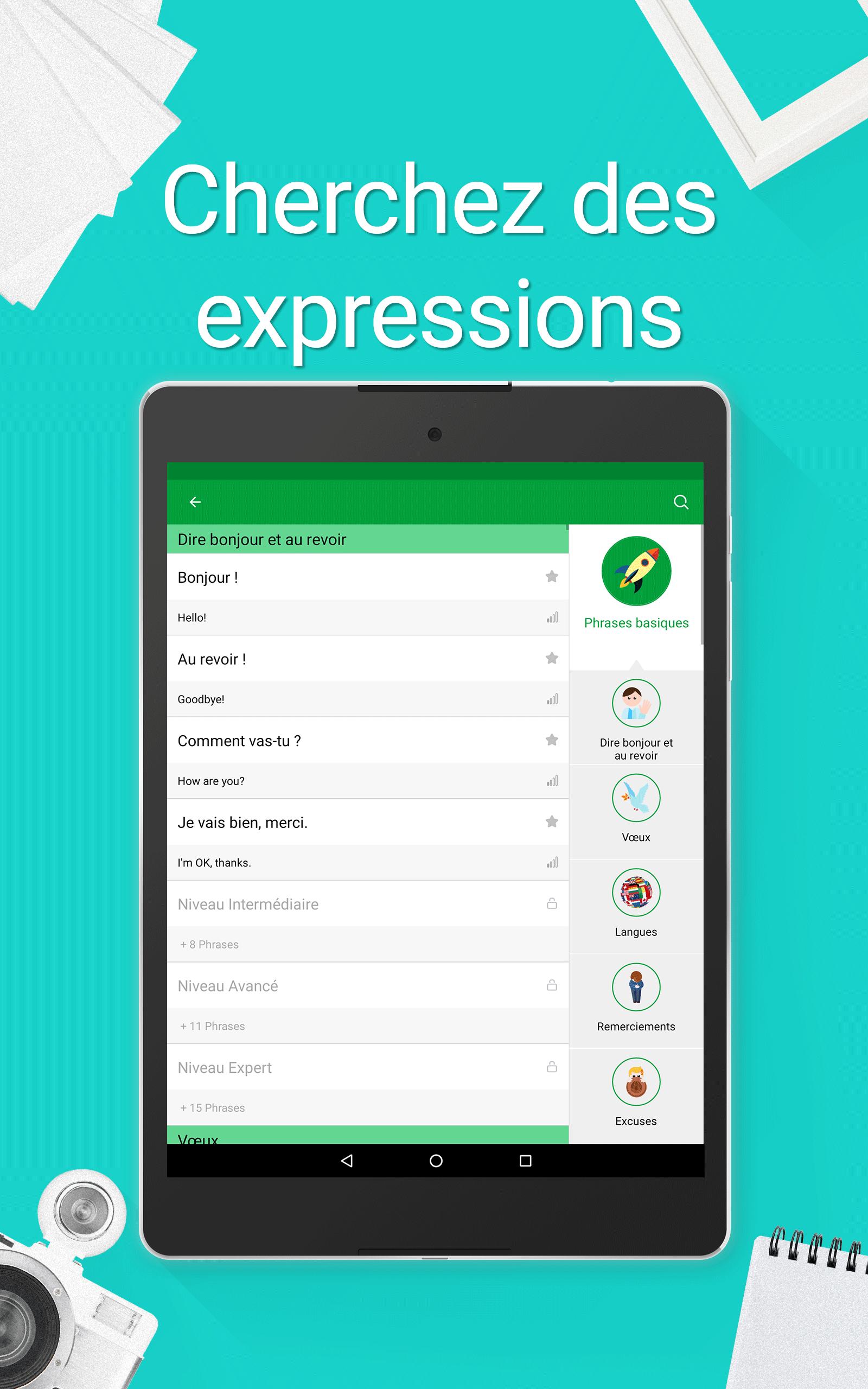 Cours d'anglais américain - 5000 expressions pour Android - Téléchargez  l'APK