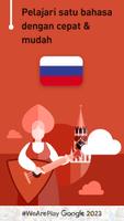 Belajar bahasa Rusia poster
