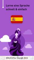 Spanisch Lernen - 11000 Wörter Plakat