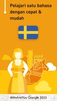 Belajar bahasa Swedia poster