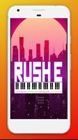 Rush E Piano Hop Tiles Edm الملصق