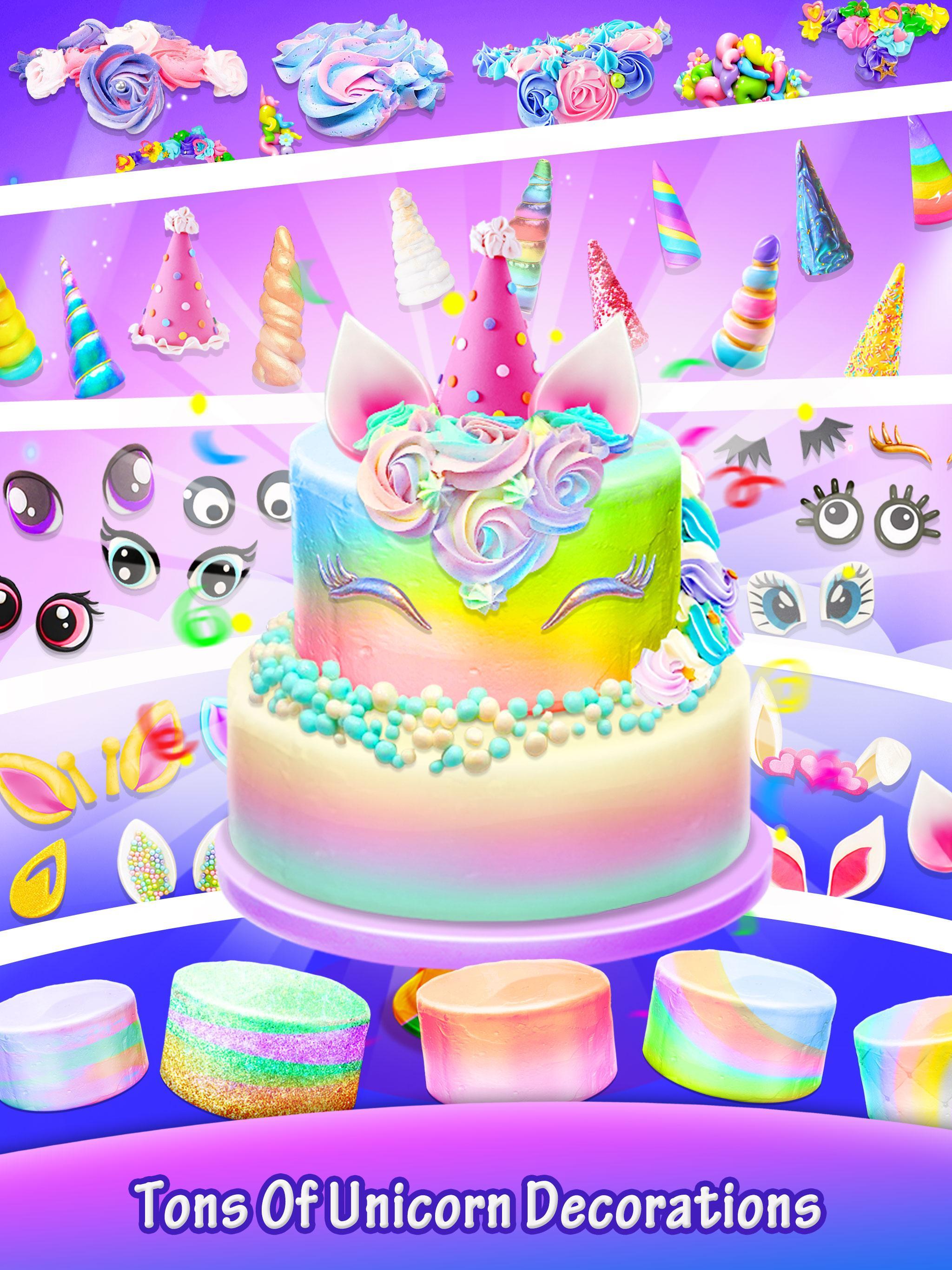 Diy Unicorn Cake Rainbow Unicorn Food For Android Apk Download