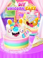 Poster DIY Unicorn Cake - Rainbow Unicorn Food