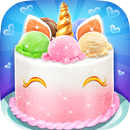 Unicorn Ice Cream Cake - Frozen Summer Food Maker APK