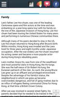 Biography of Bruce Lee capture d'écran 3