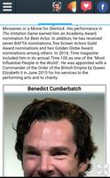 Biography of Benedict Cumberbatch Affiche