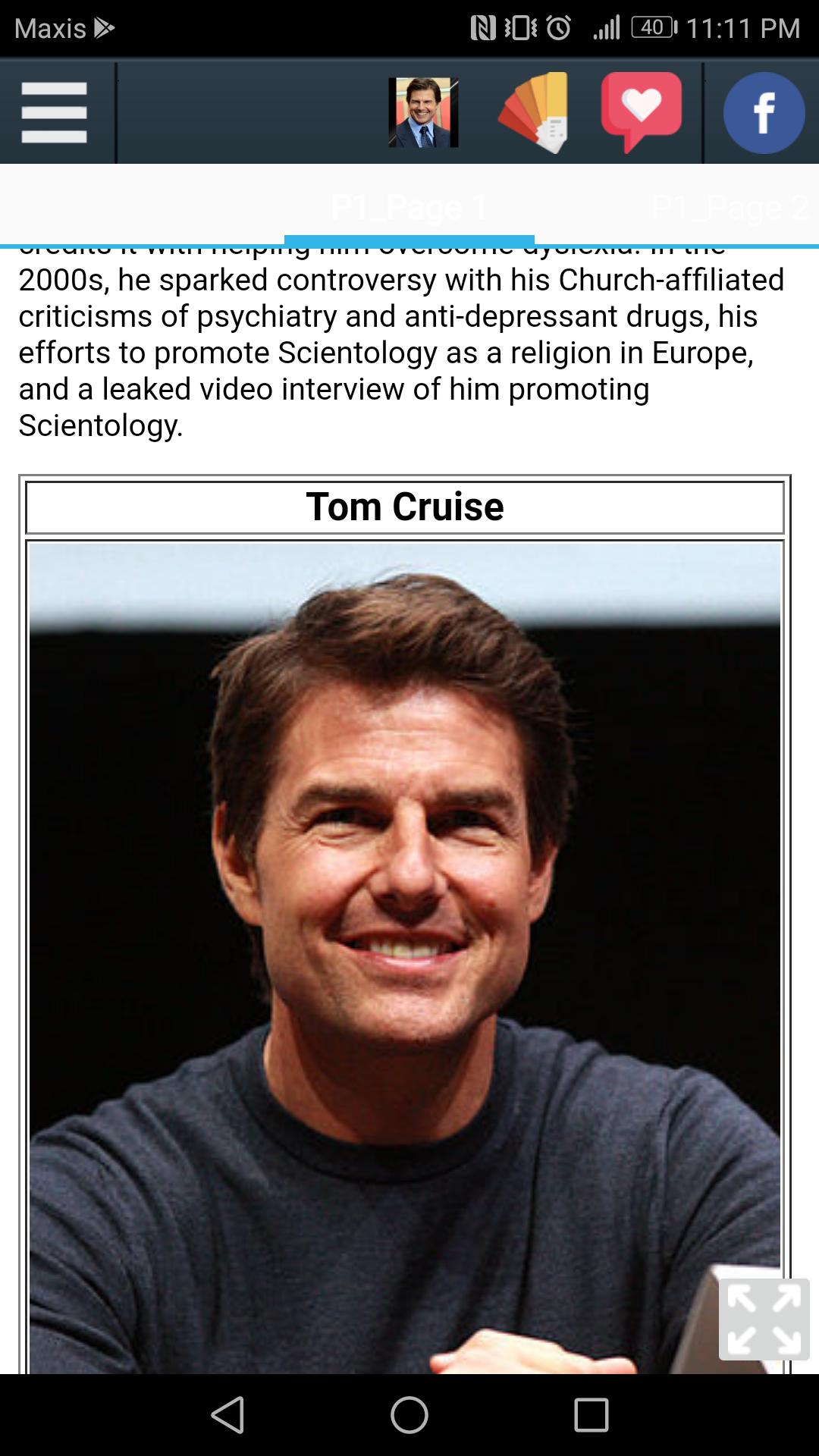 Biography Of Tom Cruise For Android Apk Download - roblox tom cruise
