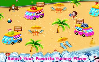 Coconut Milkshake Maker - Beach Party Cooking Game 스크린샷 1