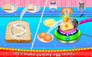 Healthy Breakfast Food Maker - Chef Cooking Game syot layar 1
