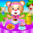 Toy Tea Party - Cleaning and Cooking Game