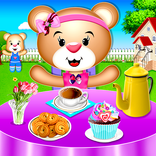 Toy Tea Party - Cleaning and Cooking Game