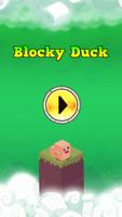 Blocky Duck Affiche