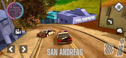 San Andreas Vegas Crime 2024 Plakat