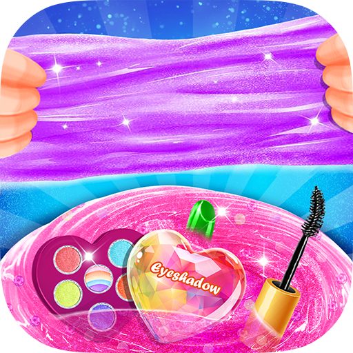 Bubble Balloon Makeup Slime  -
