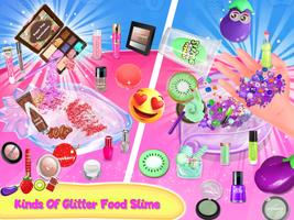 Glitter Food Makeup Slime - Ki screenshot 2