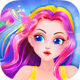 Hair Salon - Paint Rainbow Hai