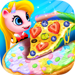Unicorn Pizza - Rainbow Food icon