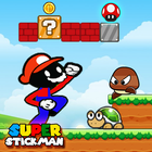 Red Super Stickman Go icône