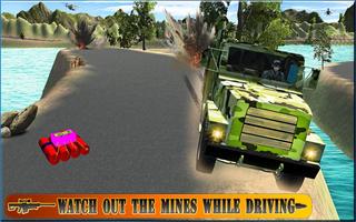 Real Drive Army Check Post Truck Transporter screenshot 2
