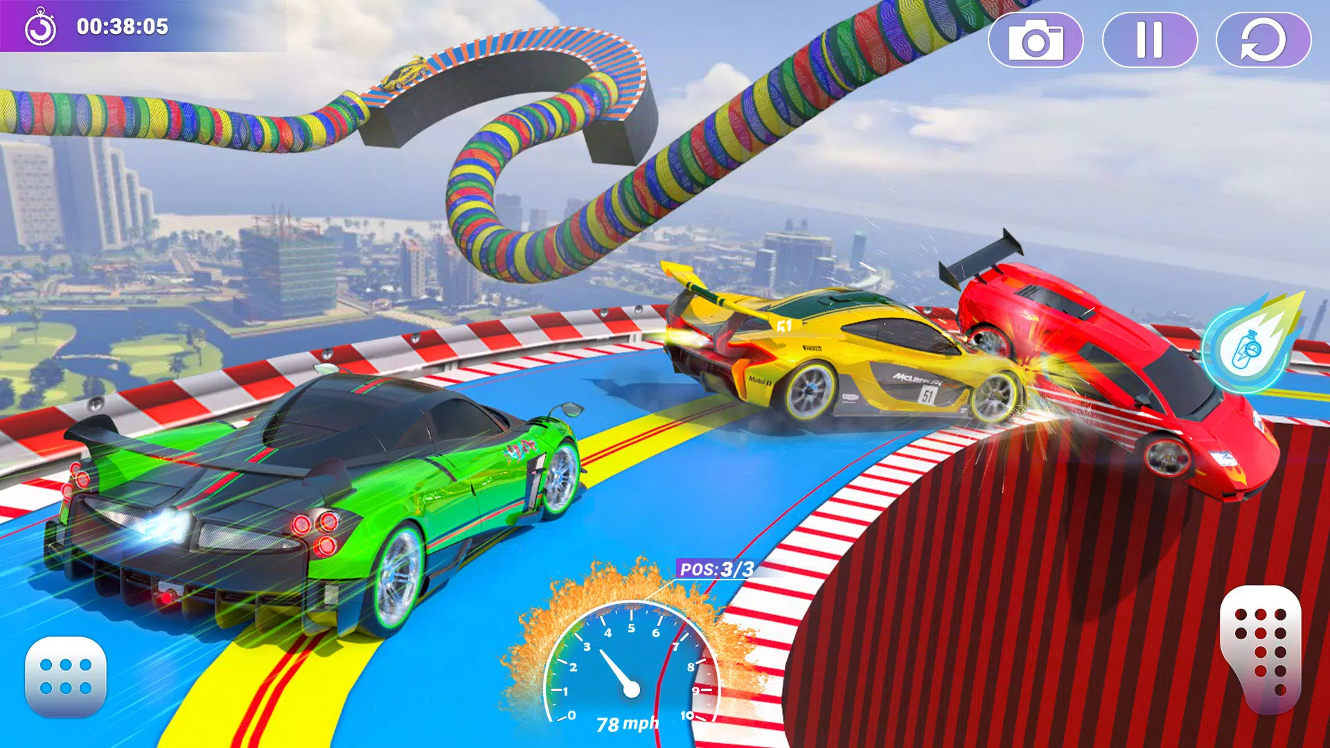 Crazy Car Driving Games: 3D Ramp Car Racing Games APK برای دانلود