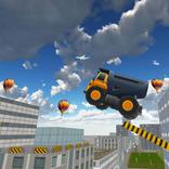 Car Stunts Imp: Mega roof ramp