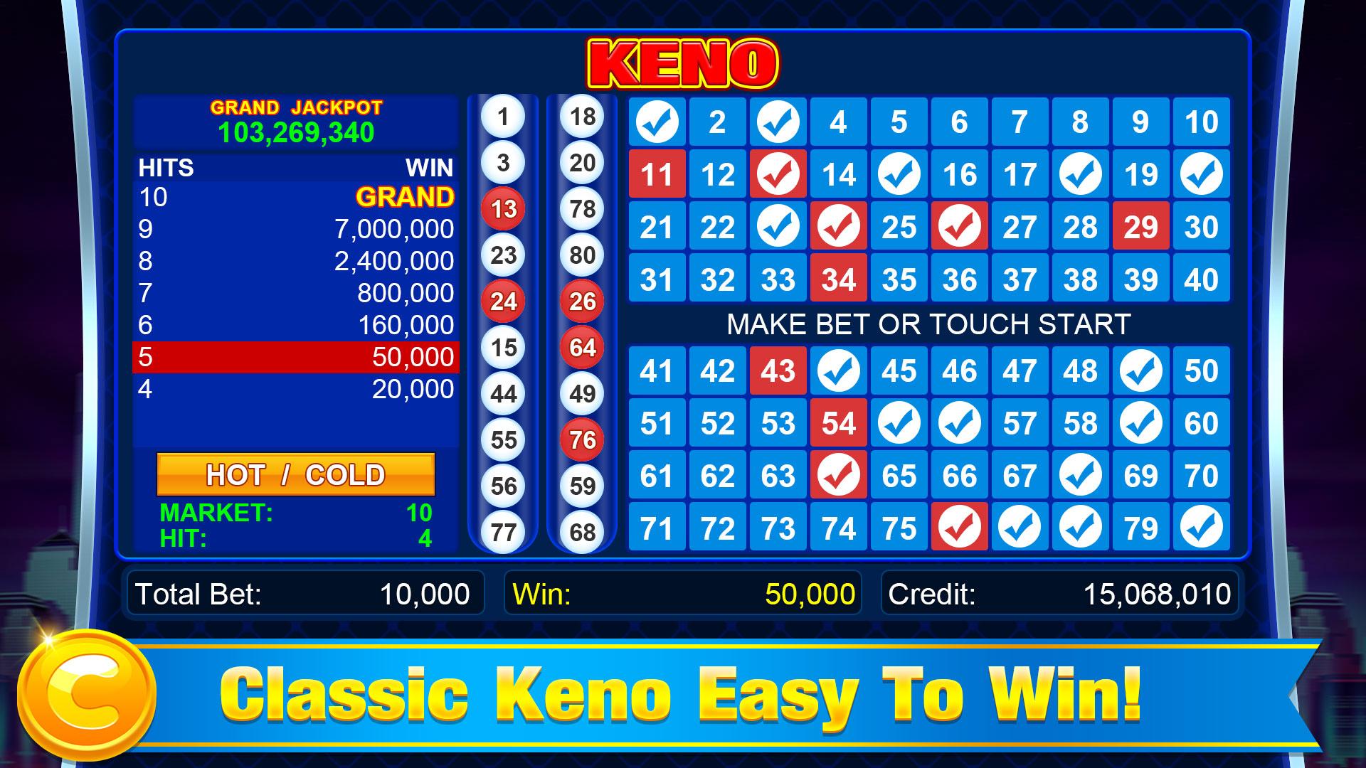 играть keno