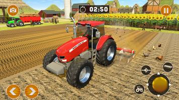 Real Tractor Driving Games Affiche