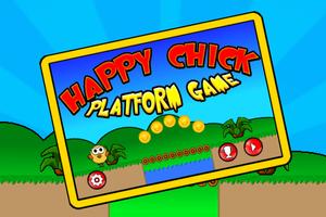 Happy Chick - Platform Game Affiche