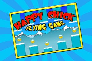 Happy Chick - Flying Game Affiche