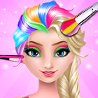 Ice Queen Rainbow Hair Salon Zeichen