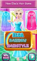 Ice Queen Rainbow Hair Salon Affiche