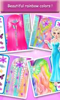 1 Schermata Ice Queen Rainbow Hair Salon