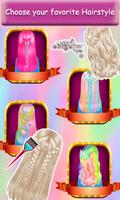 Ice Queen Rainbow Hair Salon Ekran Görüntüsü 3