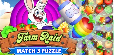 Farm Raid - Match 3 Puzzle