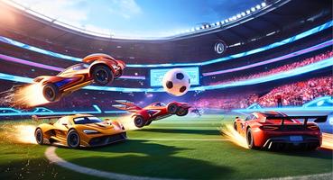 Rocket Car Racing Games 3D Ekran Görüntüsü 1