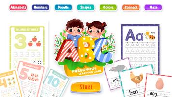 Preschool Learning & Draw Game Affiche