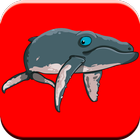 有趣的鲸鱼和我的海豚表演游戏为孩子们免费🐋🐬 图标