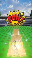 پوستر cricket game bat ball