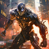 Black spiders super hero games Zeichen
