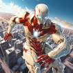 Icona Super hero Flying iron jet man