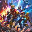 superhero team fight games APK